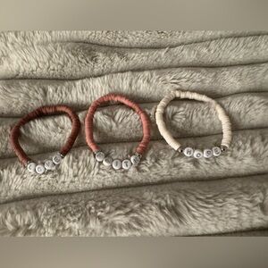 Set of Three Beaded Bracelets